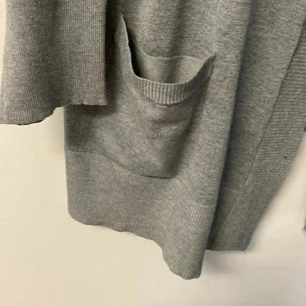 Cardigan Terra & Sky Women's 3x 22/24 Gray Cardigan Sweater for Spring Time - Picture 5 of 8
